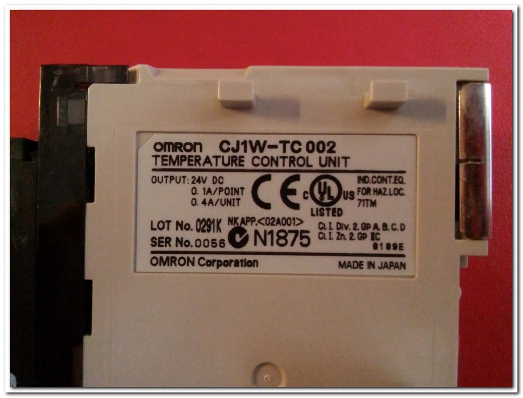 OMRON CJ1W-TC002 TC002 TEMPERATURE CONTROL UNIT ISI KONTROL CİHAZI
