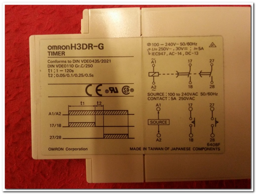 OMRON H3DR H3DR-G TIMER ZAMANLAYICI