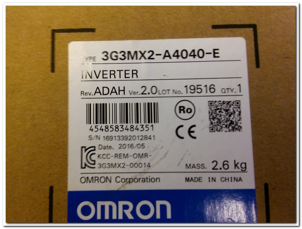 OMRON 3G3MX2-A4040-E 5,5KW SIFIR KUTULU SÜRÜCÜ MX2 5.5 KW INVERTER