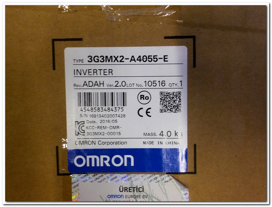 OMRON 3G3MX2-A4055-E 7,5KW SIFIR KUTULU SÜRÜCÜ MX2 7,5 KW INVERTER
