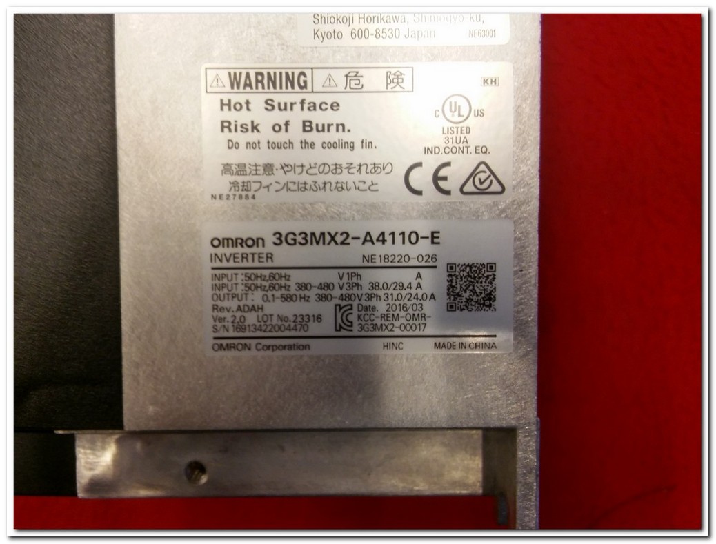 OMRON 3G3MX2-A4110-E 15KW SIFIR KUTULU SÜRÜCÜ MX2 15 KW INVERTER