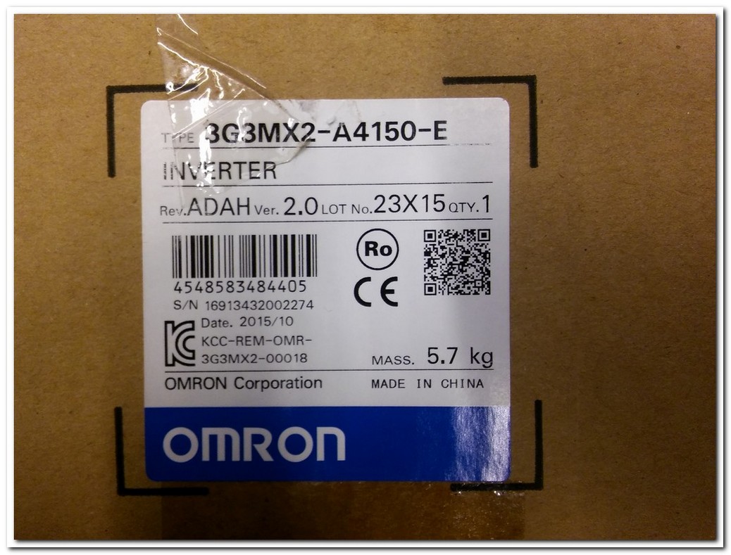 OMRON 3G3MX2-A4150-E 18,5KW SIFIR KUTULU SÜRÜCÜ MX2 18.5 KW INVERTER