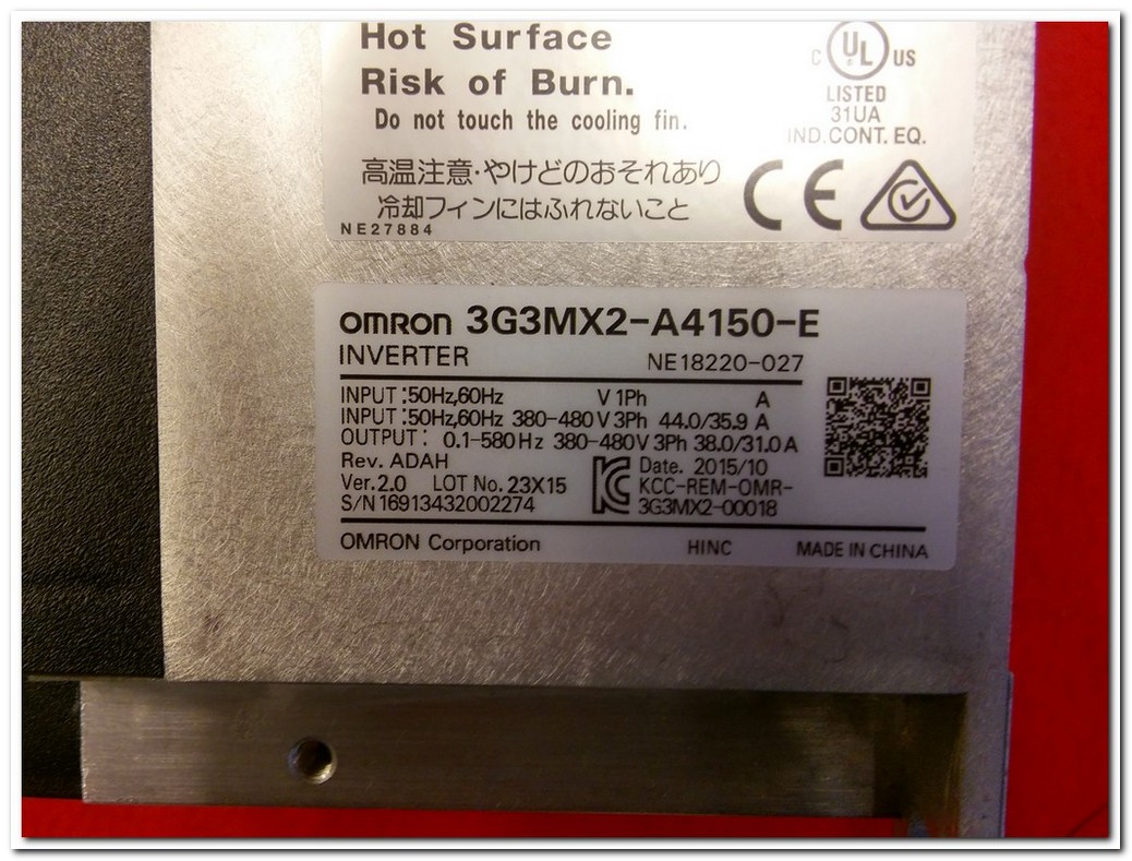 OMRON 3G3MX2-A4150-E 18,5KW SIFIR KUTULU SÜRÜCÜ MX2 18.5 KW INVERTER
