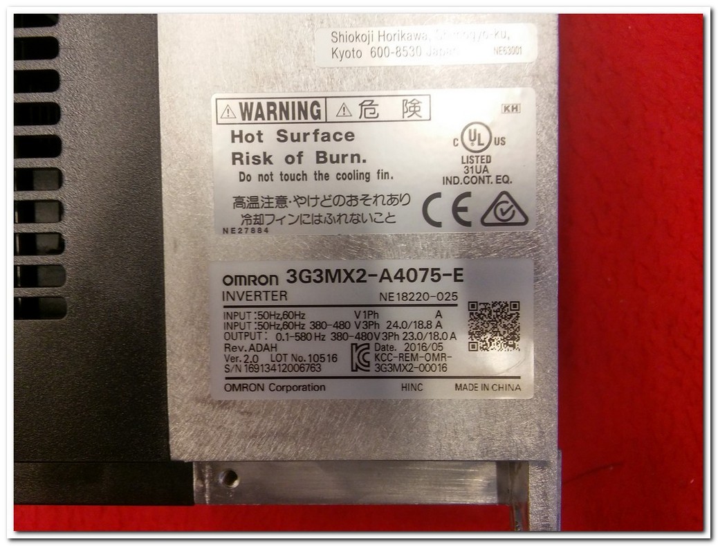 OMRON 3G3MX2-A4075-E SIFIR KUTULU 11KW SÜRÜCÜ MX2 11 KW INVERTER