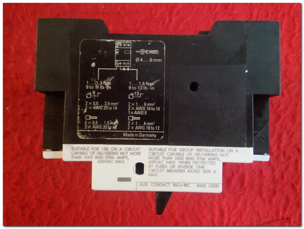 SIEMENS 3VU1300-1NH00 2-3.2A MOTOR KORUMA