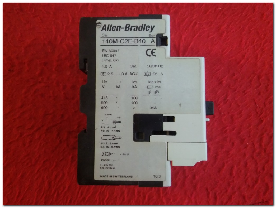 ALLEN BRADLEY 140M-C2E-B40 A 2.5-4A MOTOR KORUMA