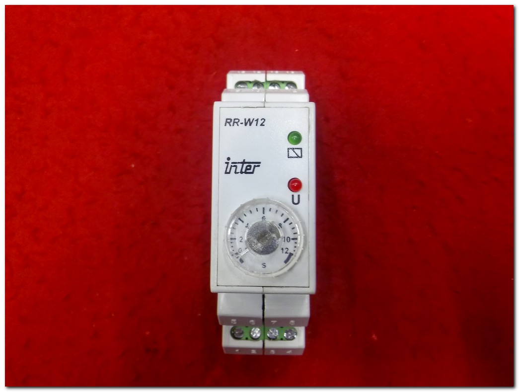 İNTER RR-W12 RR-WXX TİME RELAY 0.1-12S ZAMAN RÖLESİ