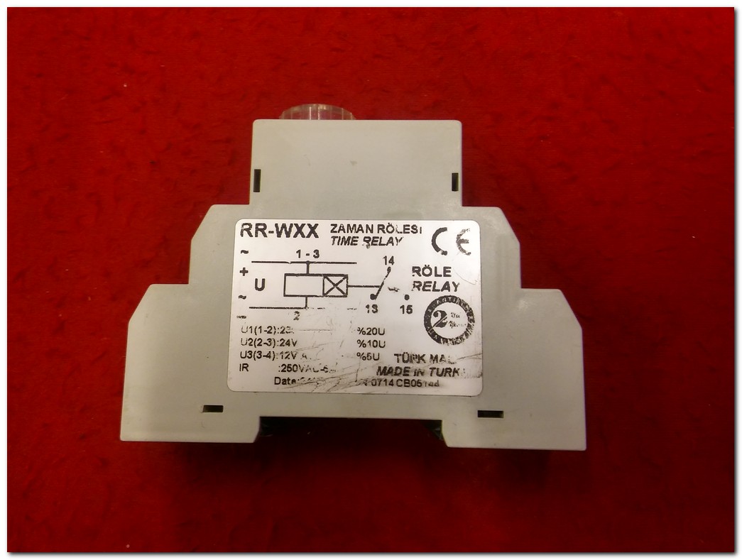 İNTER RR-W12 RR-WXX TİME RELAY 0.1-12S ZAMAN RÖLESİ