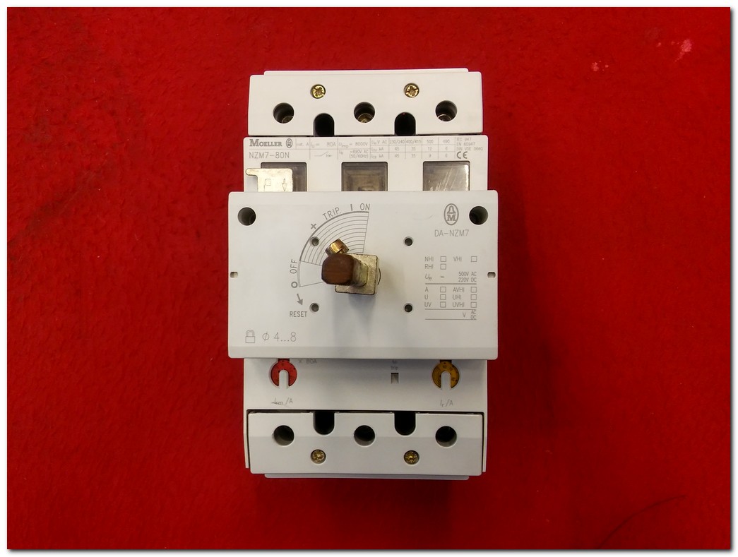 MOELLER NZM7-80N DA-NZM7 80A TMŞ ACİL STOP ANA KESİCİ