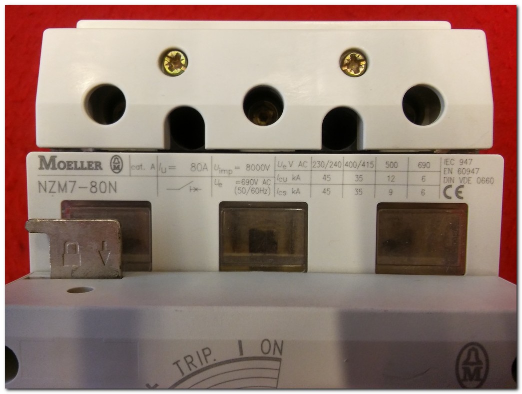 MOELLER NZM7-80N DA-NZM7 80A TMŞ ACİL STOP ANA KESİCİ