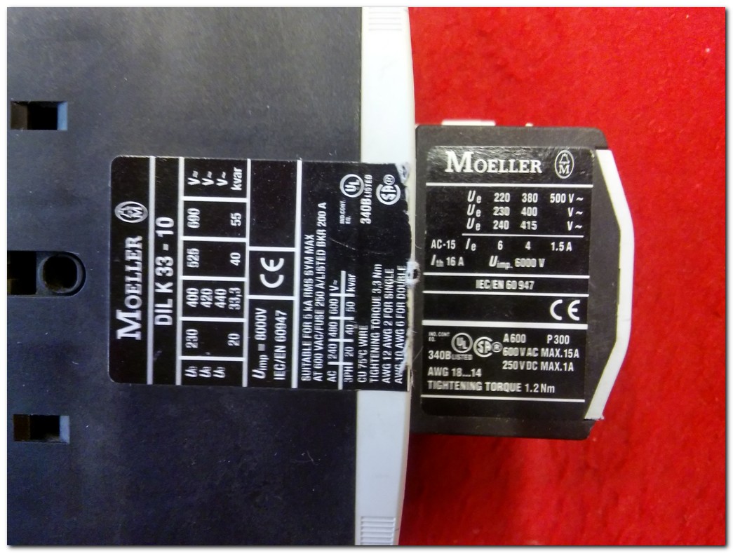 MOELLER DIL K33-10 DILK33-10 DIL M150-XHI1 1 20KW KONTAKTÖR