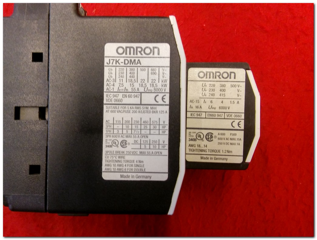 OMRON J7K-DMA J73K-B-11 22KW KONTAKTÖR