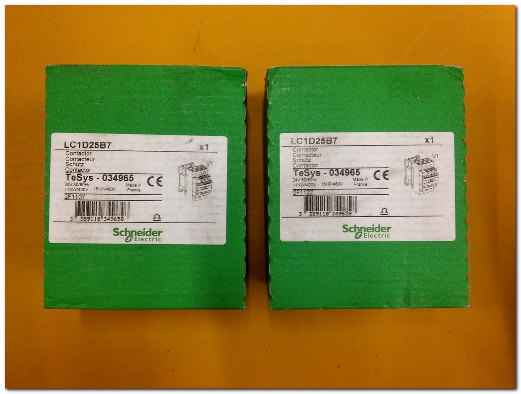 SCHNEİDER LC1D25B7 11KW SIFIR KUTULU KONTAKTÖR TELEMECANIQUE KONTAKTÖR