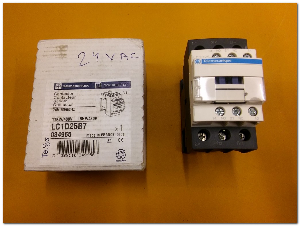 SCHNEİDER LC1D25B7 11KW SIFIR KUTULU KONTAKTÖR TELEMECANIQUE KONTAKTÖR