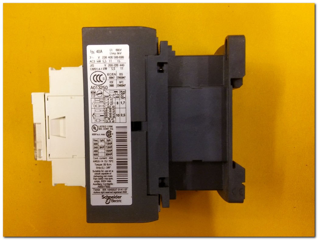 SCHNEİDER LC1D25B7 11KW SIFIR KUTULU KONTAKTÖR TELEMECANIQUE KONTAKTÖR