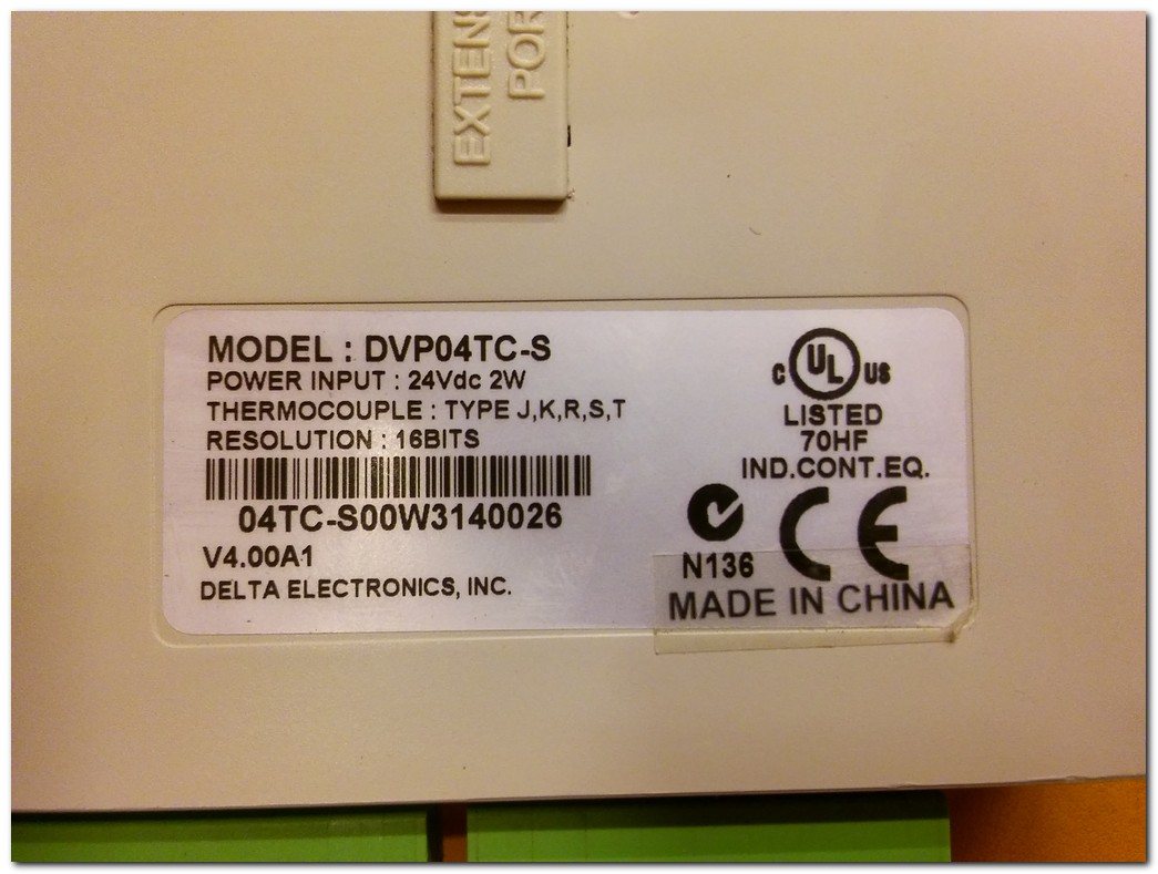 DELTA DVP-04TC DVP04TC-S TERMOKUPL GİRİŞLİ PLC SICAKLIK MODÜLÜ