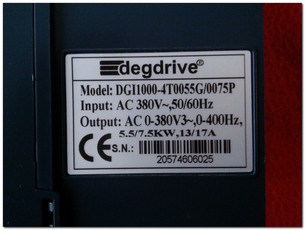 DEGDRİVE DGI1000-4T0055G DGI1000-4T0075P 7,5 KW SÜRÜCÜ DGI1000-4T0055G-0075P 7,5 KW INVERTER