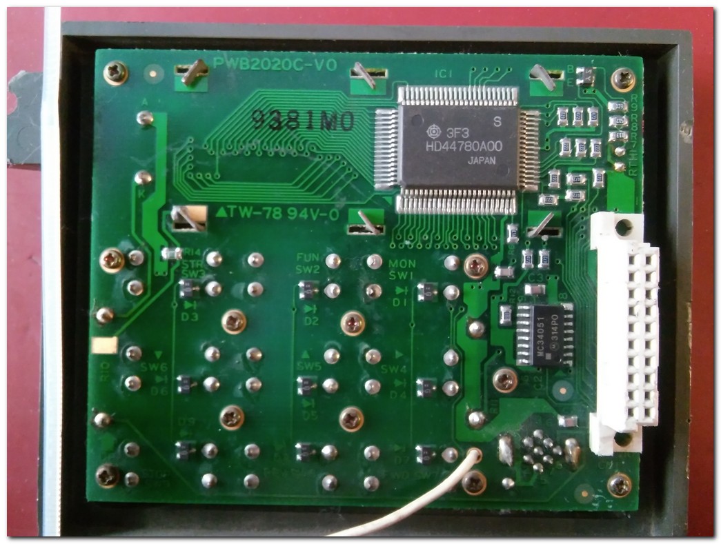 HITACHI NE62582 PWB2020C-V0 KONTROL PANELİ KEYPAD