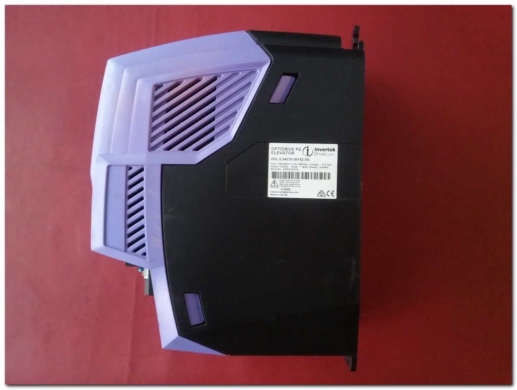 INVERTEK ODL-2-34075-3KF42-SN 7,5KW ASANSÖR SÜRÜCÜ VE ENKODER MODÜLÜ OPTIDRIVE P2 ELEVATOR 7,5 KW INVERTER