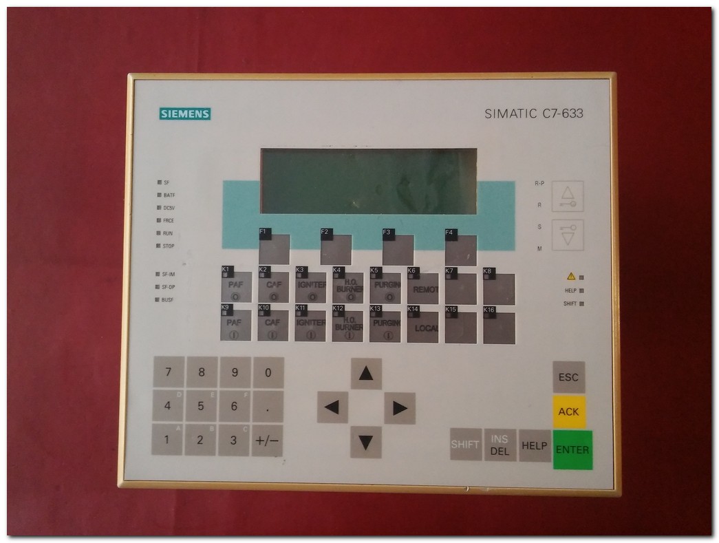 SIEMENS 6ES7630-0DA00-0AB0 6ES7 630-0DA00-0AB0 SIMATIC C7-633 VE SIEMENS 6ES7633-1DF02-0AE3 SIMATIC C7-633 P OPERATÖR PANEL TAKIM