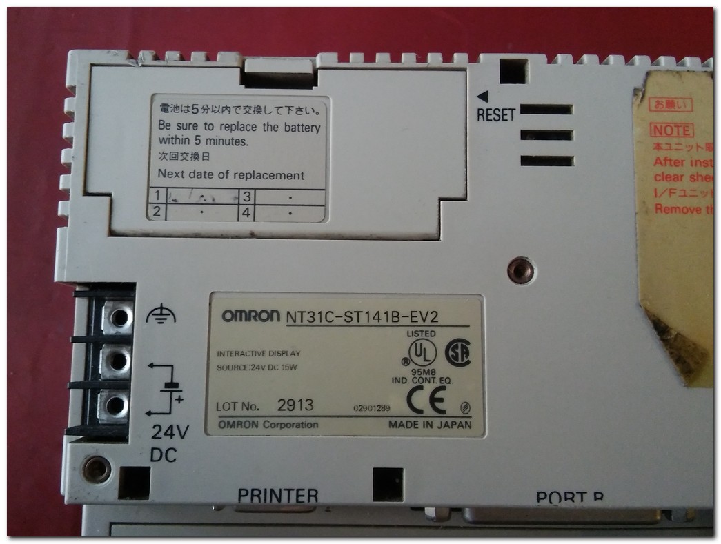 OMRON NT31C-ST141B-EV2 TOUCH PANEL OPERATÖR PANEL