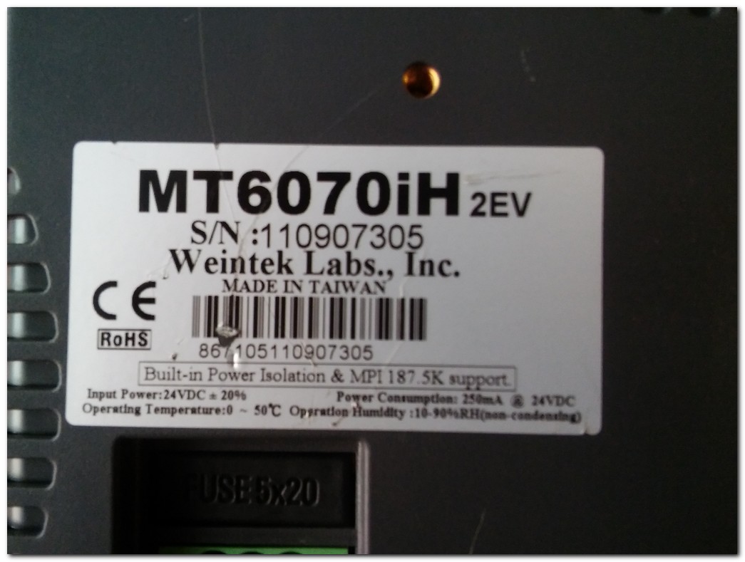 WEİNTEK MT6070İH MT6070İH2EV TOUCH PANEL OPERATÖR PANEL