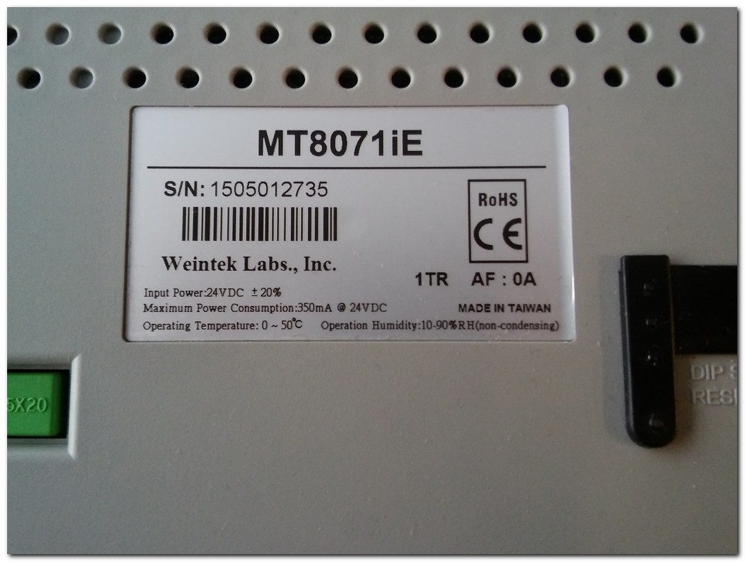 WEİNTEK MT8071İE TOUCH PANEL OPERATÖR PANEL