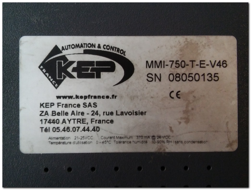 KEP MMI-750-T-E-V46 TOUCH PANEL OPERATÖR PANEL