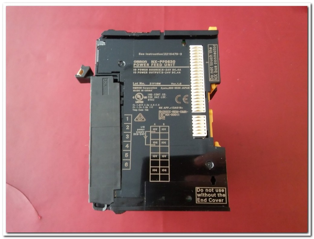OMRON NX1P2-1040DT1 NX-PF0630 NX-EC0122 NX-END02 PLC TAKIM