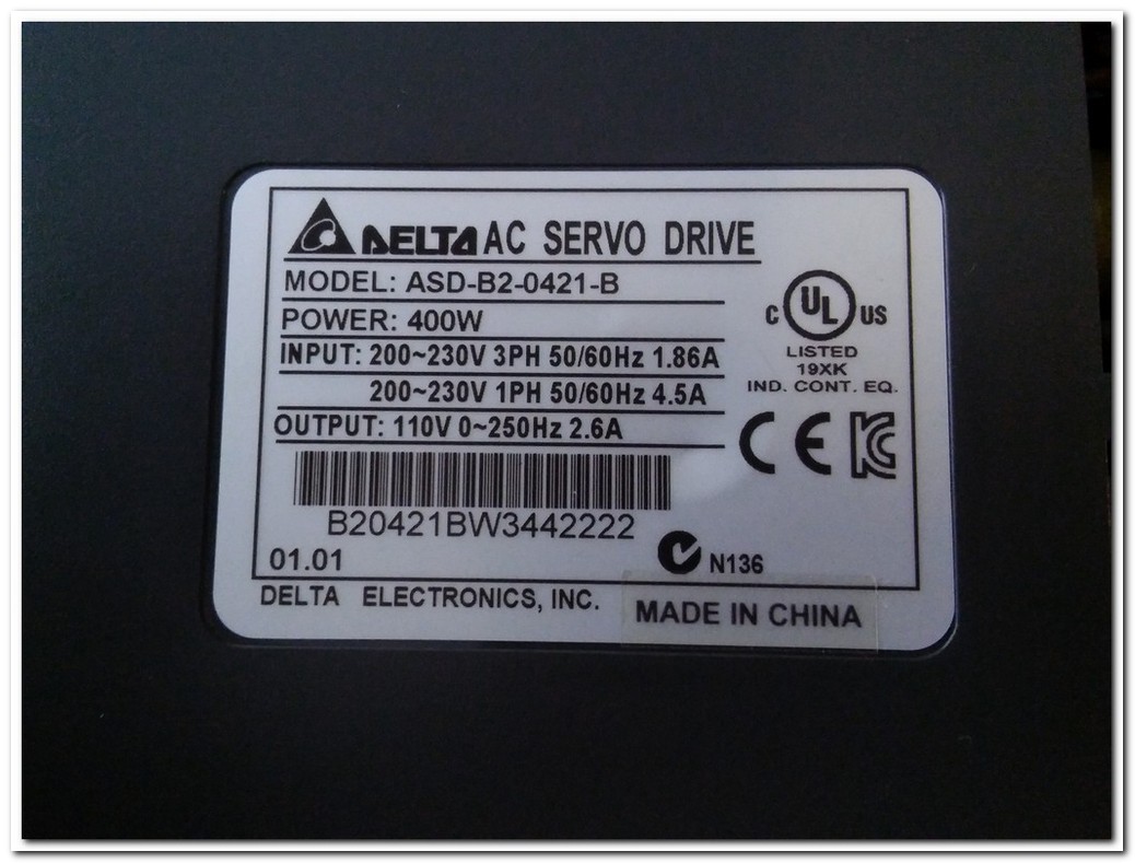 DELTA ASD-B2-0421-B 400W AC SERVO DRIVE ASDA-B2 400W SERVO SÜRÜCÜ