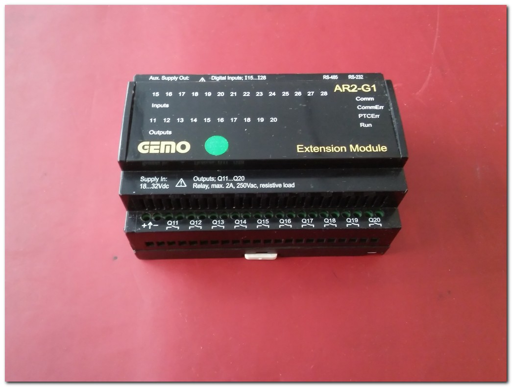 GEMO AR2-G1-24VDC-14D AR2-G1 EXTENSİON MODULE AR2 UZATMA MODÜLÜ