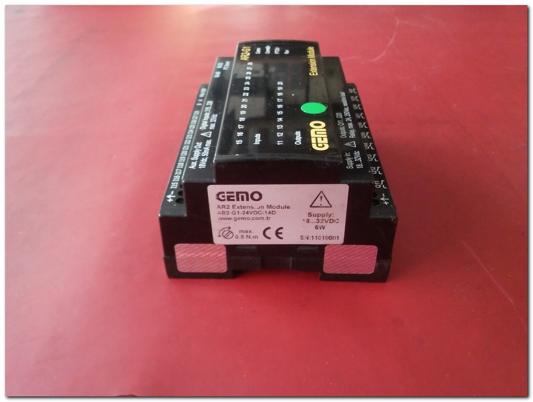 GEMO AR2-G1-24VDC-14D AR2-G1 EXTENSİON MODULE AR2 UZATMA MODÜLÜ