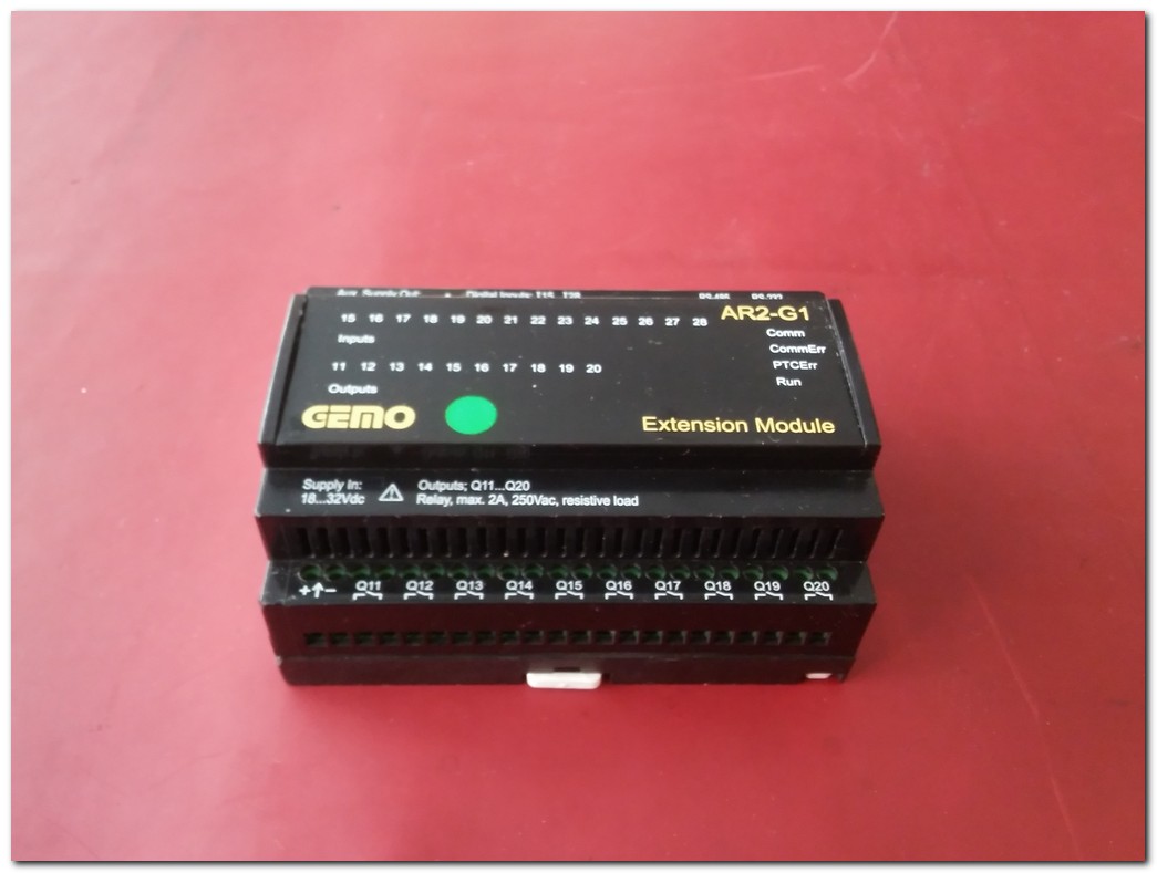 GEMO AR2-G1-24VDC-14D AR2-G1 EXTENSİON MODULE AR2 UZATMA MODÜLÜ
