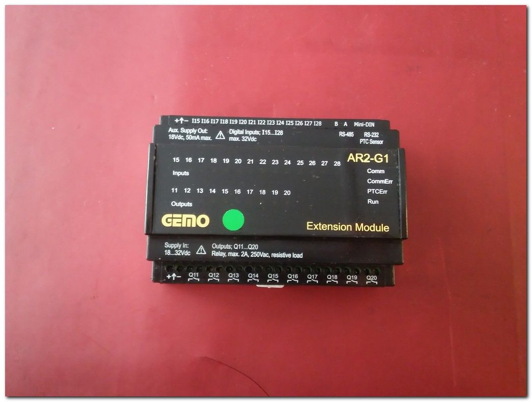 GEMO AR2-G1-24VDC-14D AR2-G1 EXTENSİON MODULE AR2 UZATMA MODÜLÜ