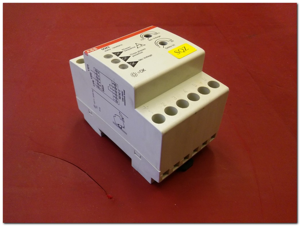 ABB SQZ3 2CSM111310R1331 CONTROL AND SEQUENZA RELAY SIFIR KUTULU FAZ VE SIRA RÖLESİ