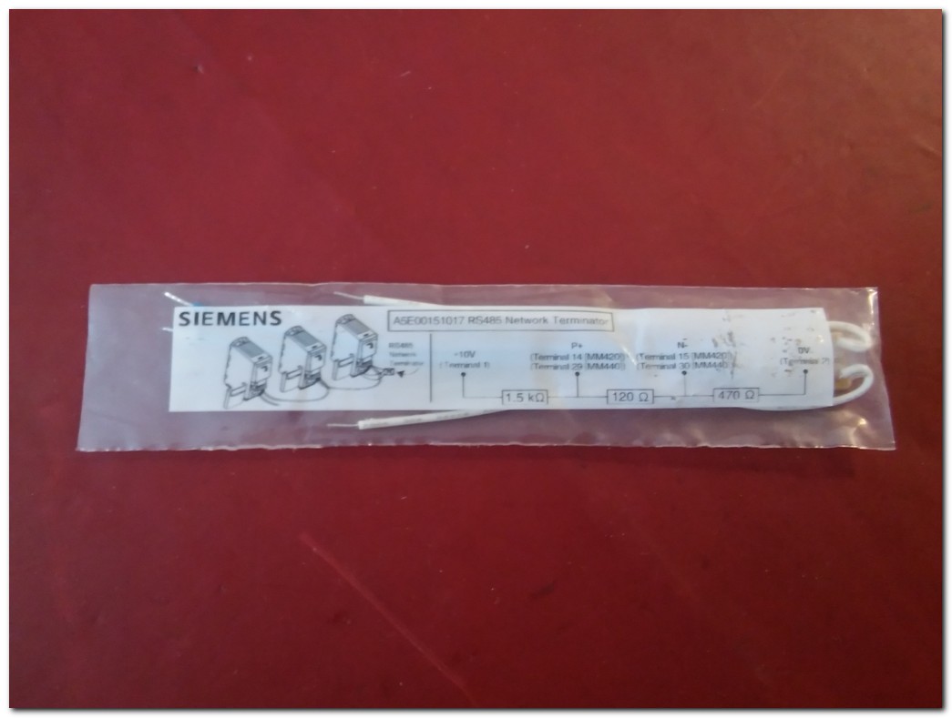 SIEMENS A5E00151017 RS485 NETWORK TERMİNATÖR AĞ SONLANDIRICI