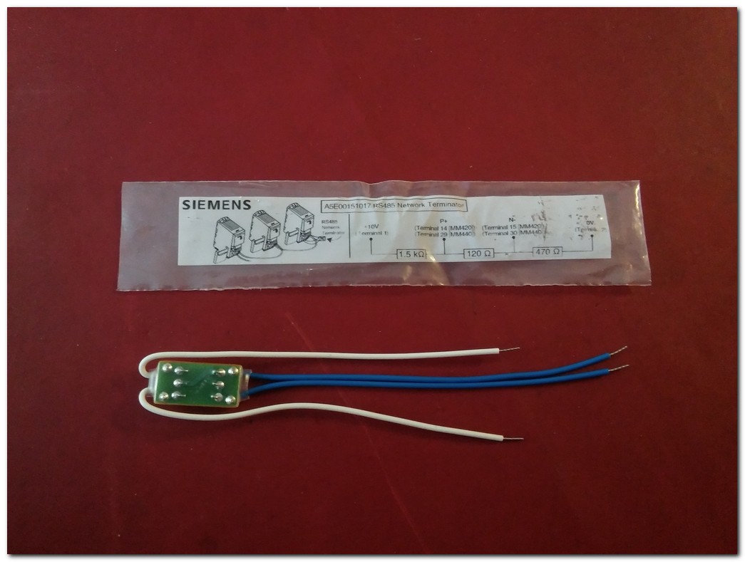 SIEMENS A5E00151017 RS485 NETWORK TERMİNATÖR AĞ SONLANDIRICI