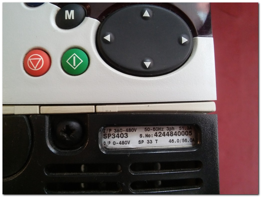EMERSON SP3403 30KW SÜRÜCÜ UNIDRIVE CONTROL TECHNIQUES 30KW INVERTER
