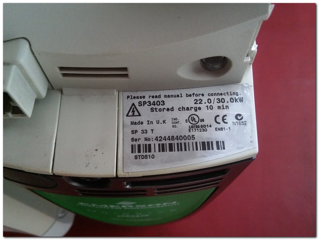 EMERSON SP3403 30KW SÜRÜCÜ UNIDRIVE CONTROL TECHNIQUES 30KW INVERTER