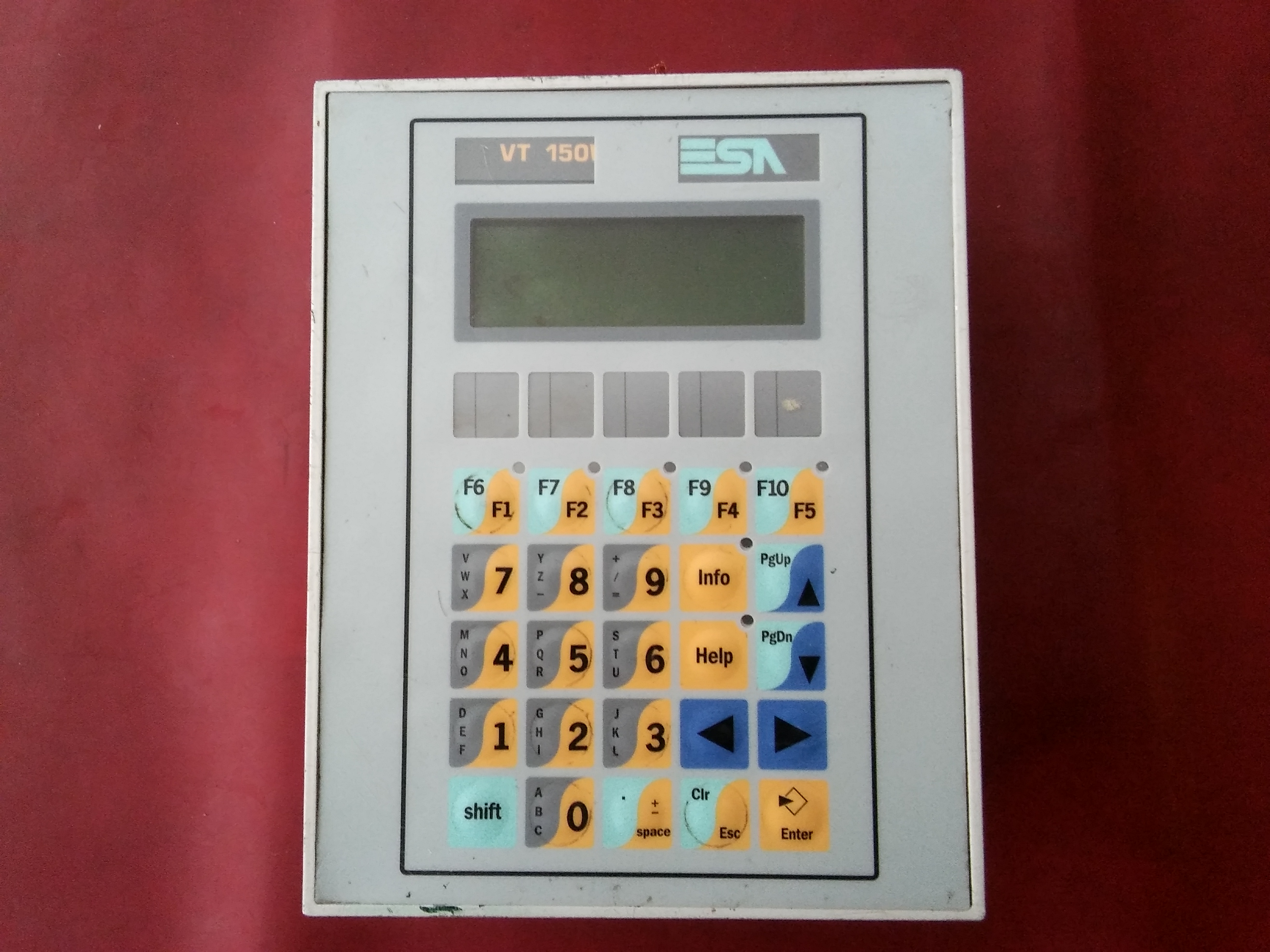 ESA VT150 VT150W OPARATÖR PANEL