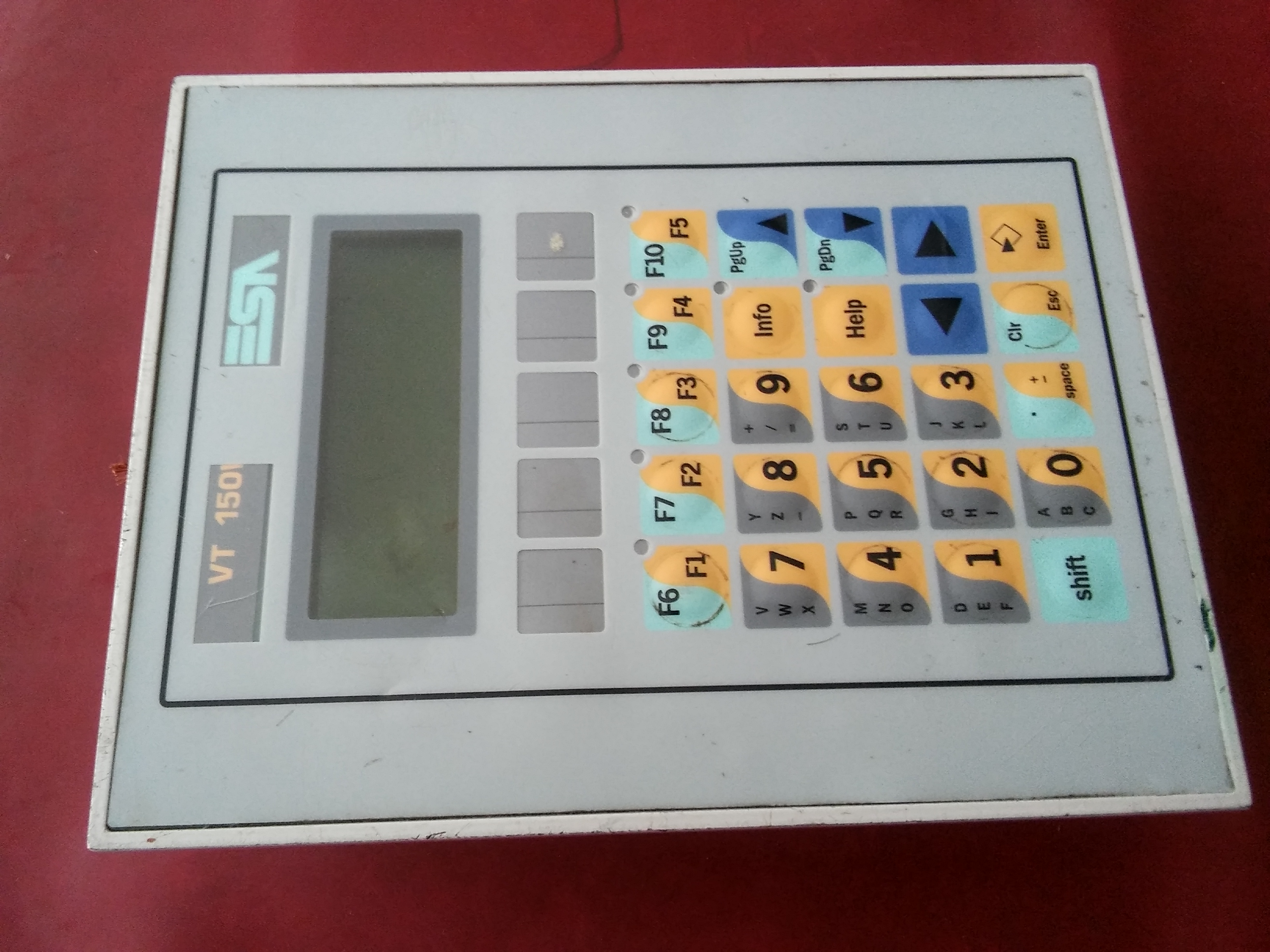ESA VT150 VT150W OPARATÖR PANEL