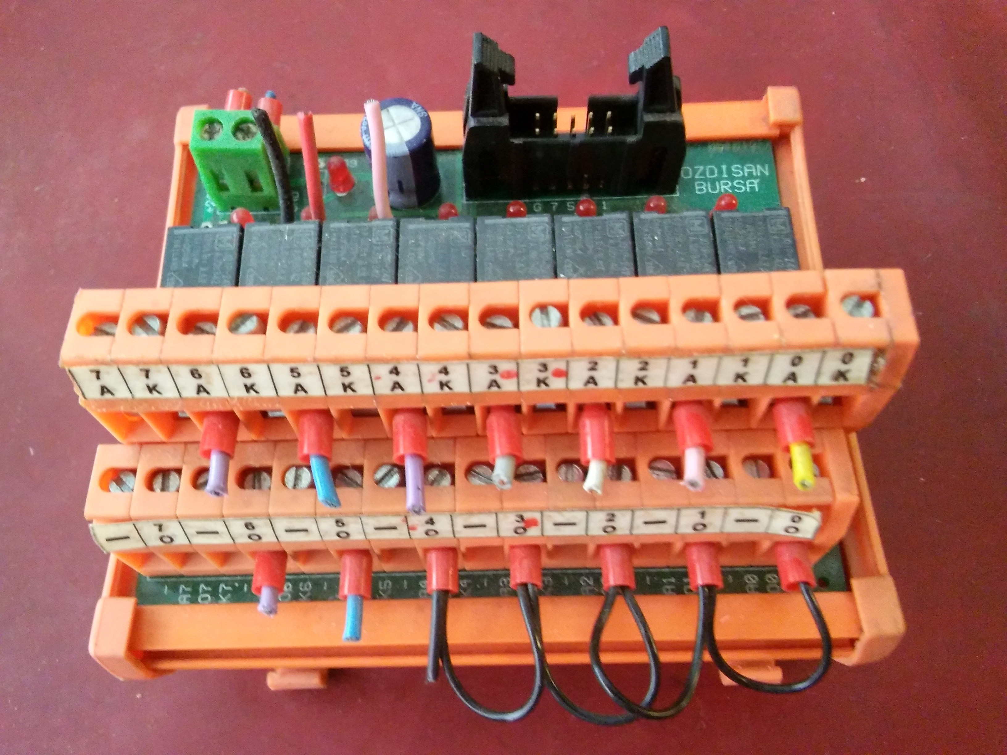 OZDISAN B026-001-R01 20061903 ÖZDİSAN 8 RÖLELİ KART
