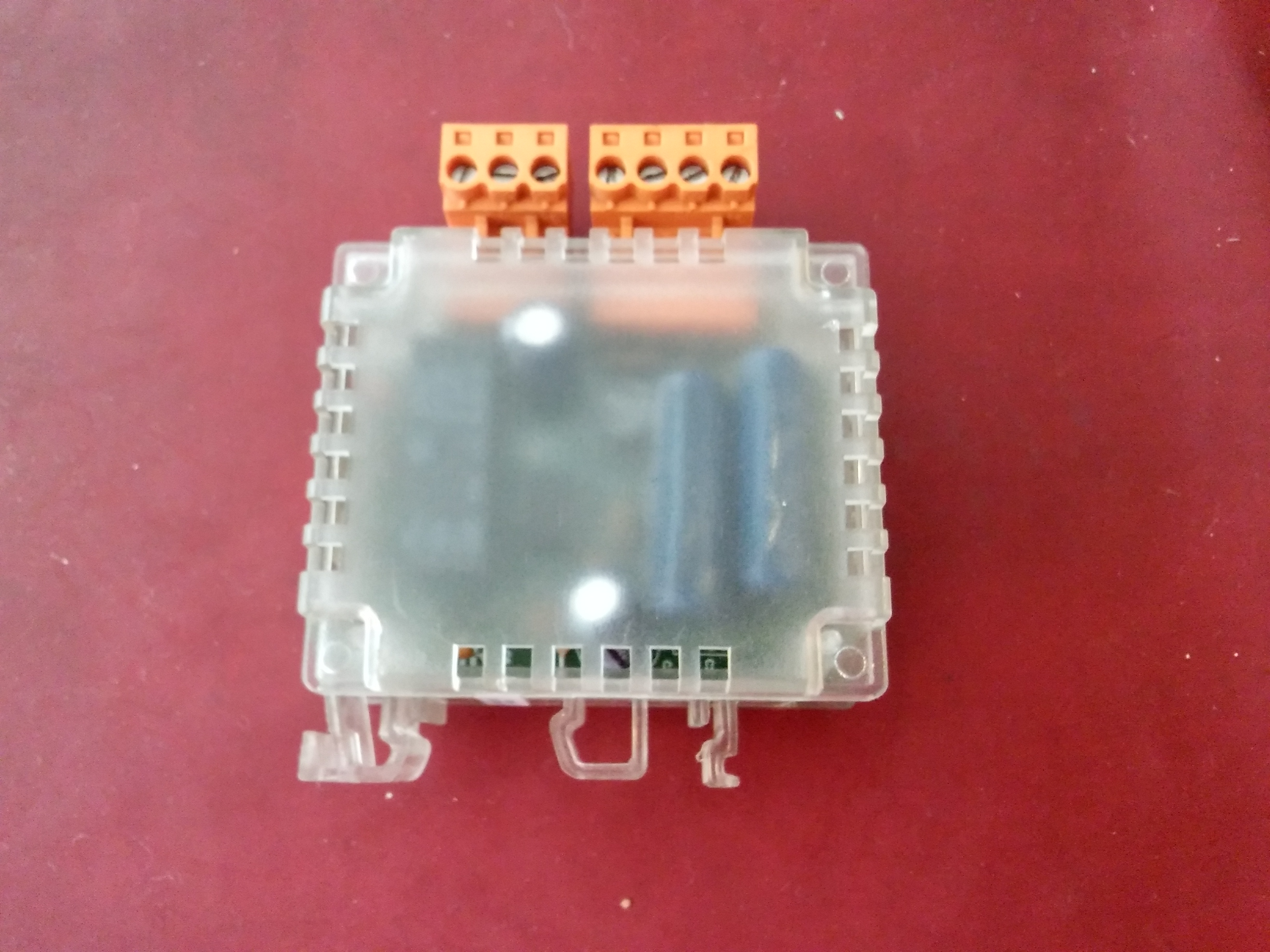 CAJA ELECTRONICA VTH-2 İNPUT 220V PTC SİNYEL ACIK KAPALI KONTAK CIKŞLI RAY TİPİ KART