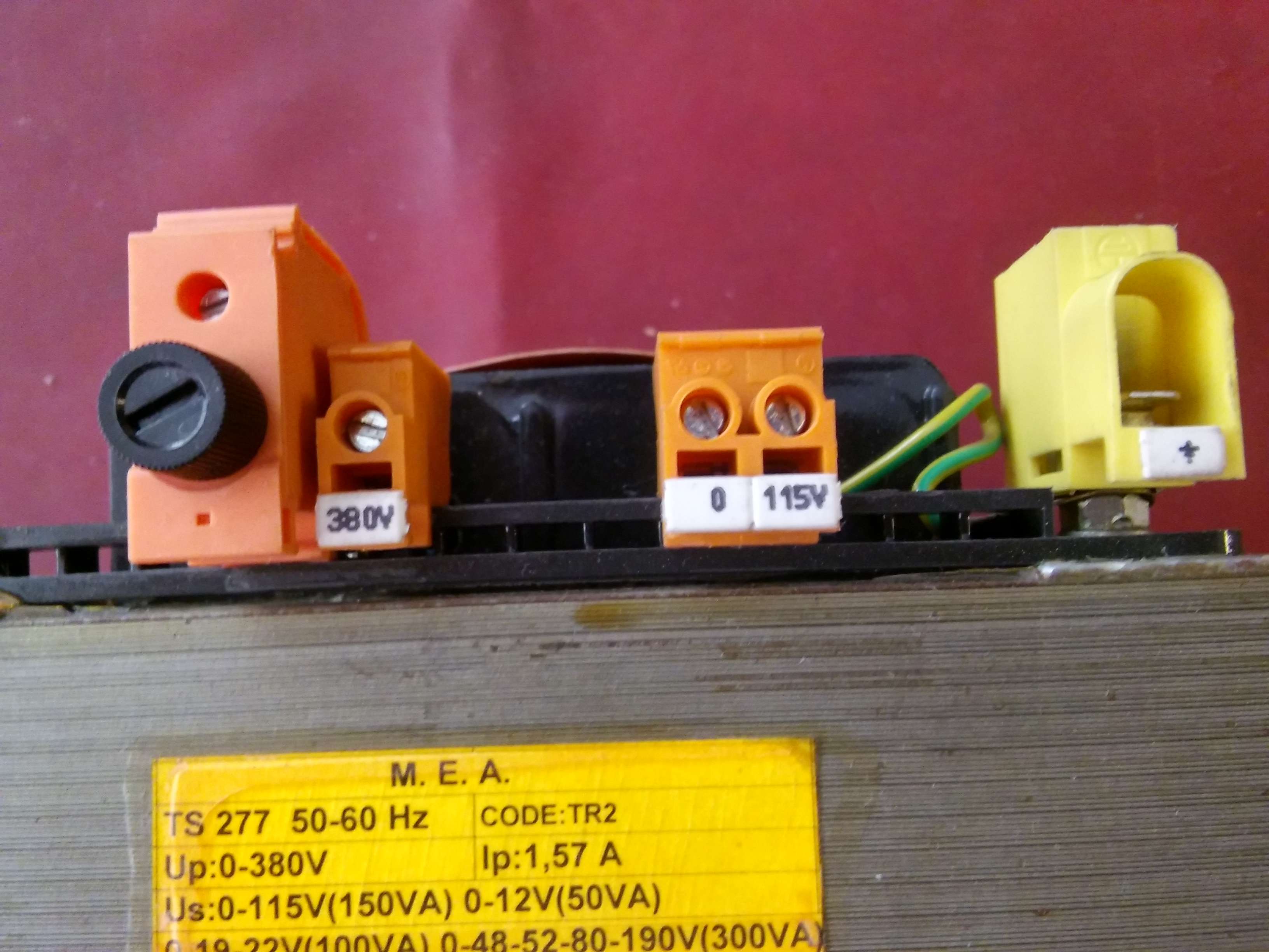 TRANSFARMATÖR M E A TR2 600 VA UP 0-380V US 0-115 150V 0-12V50VA 0-48-52-80-190 ÇOK FONKSİYONLU