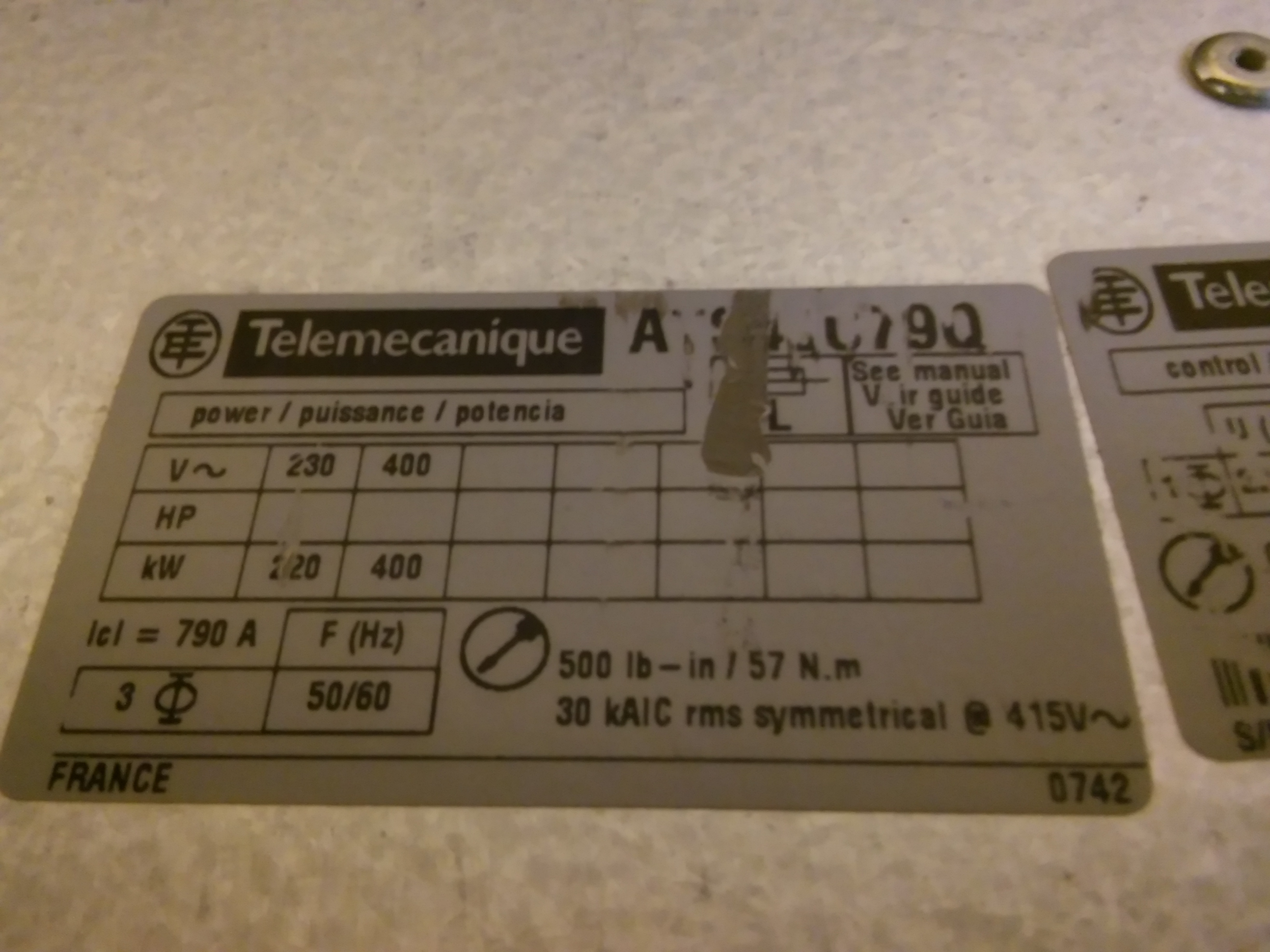 TELEMECANİQUE ATS48C79Q SCHNEİDER ATS48 400KW 790A SOFTSTARTER YUMUŞAK KALKIŞ