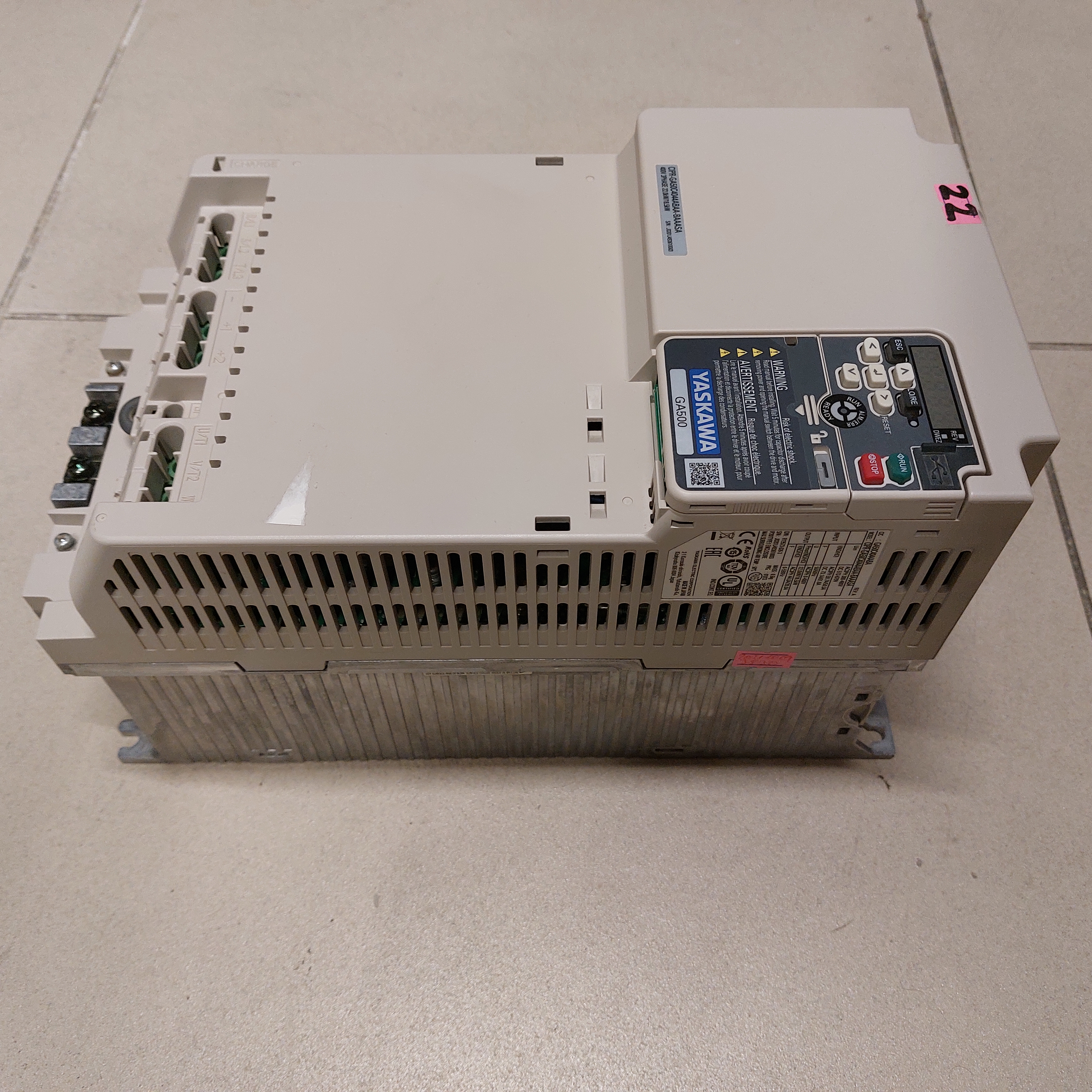 YASKAWA CIPR-GA50C4044ABAA BAAASA GA500 22KW VECTOR SÜRÜCÜ