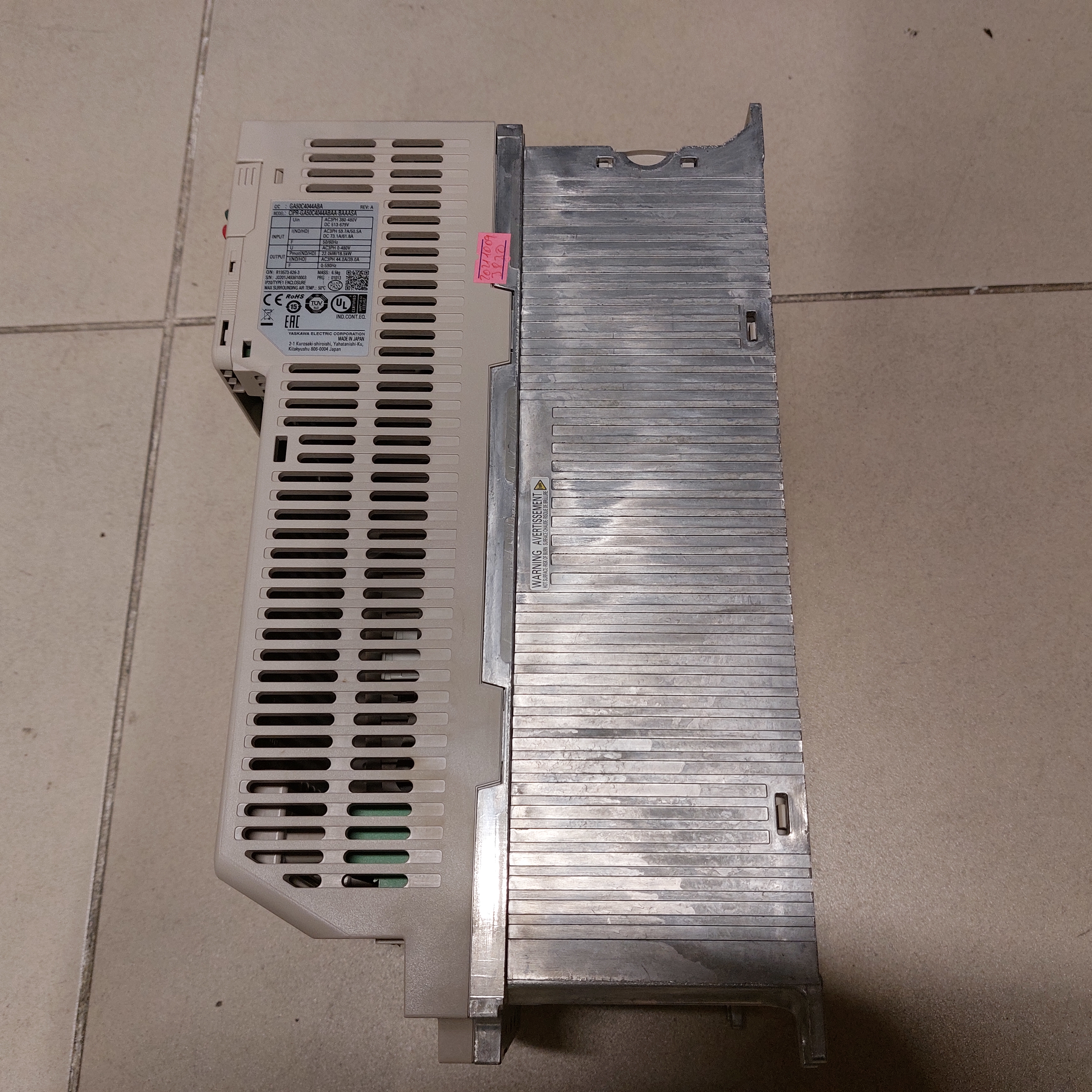 YASKAWA CIPR-GA50C4044ABAA BAAASA GA500 22KW VECTOR SÜRÜCÜ