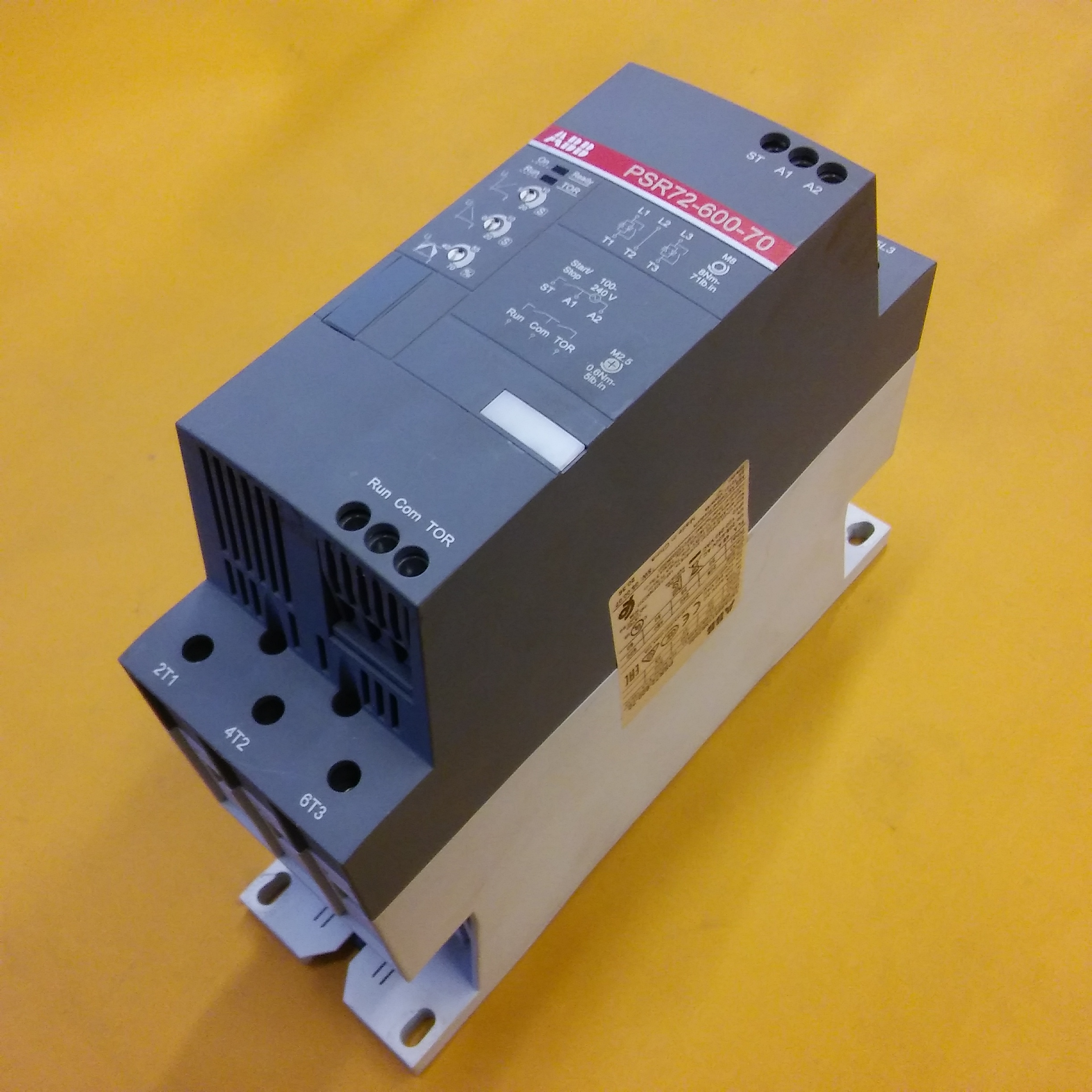 ABB PSR72-600-70 1SFA896113R7000 PSR72 37KW SOFT STARTER