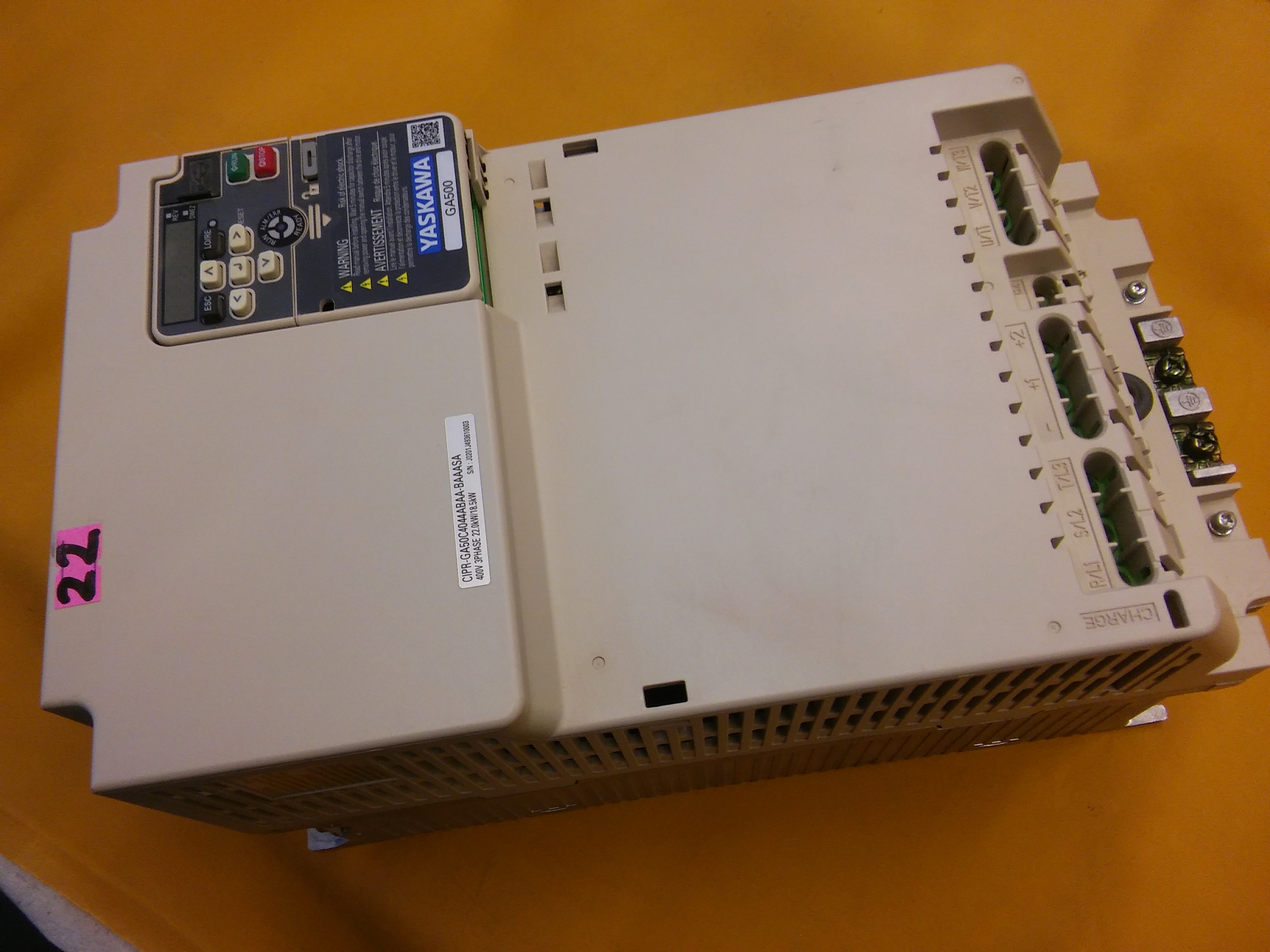 YASKAWA CIPR-GA50C4044ABAA BAAASA GA500 22KW VECTOR SÜRÜCÜ