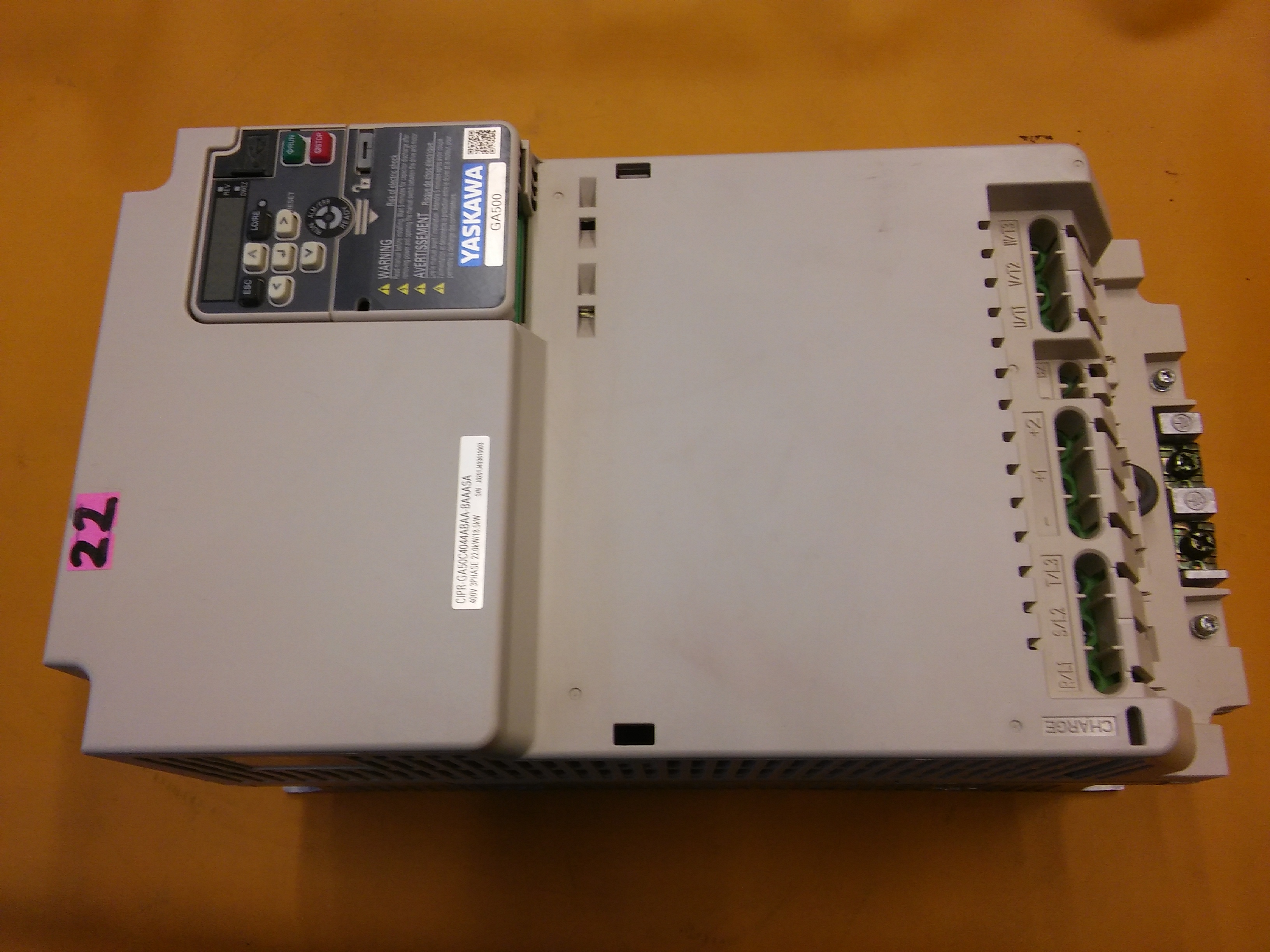 YASKAWA CIPR-GA50C4044ABAA BAAASA GA500 22KW VECTOR SÜRÜCÜ